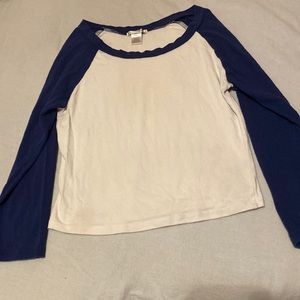 bozzolo raglan 3/4 sleeve crop top S